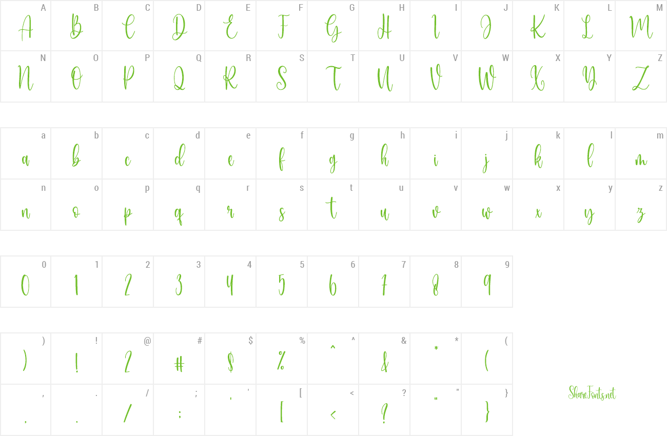 Font Home Kitchen Script preview